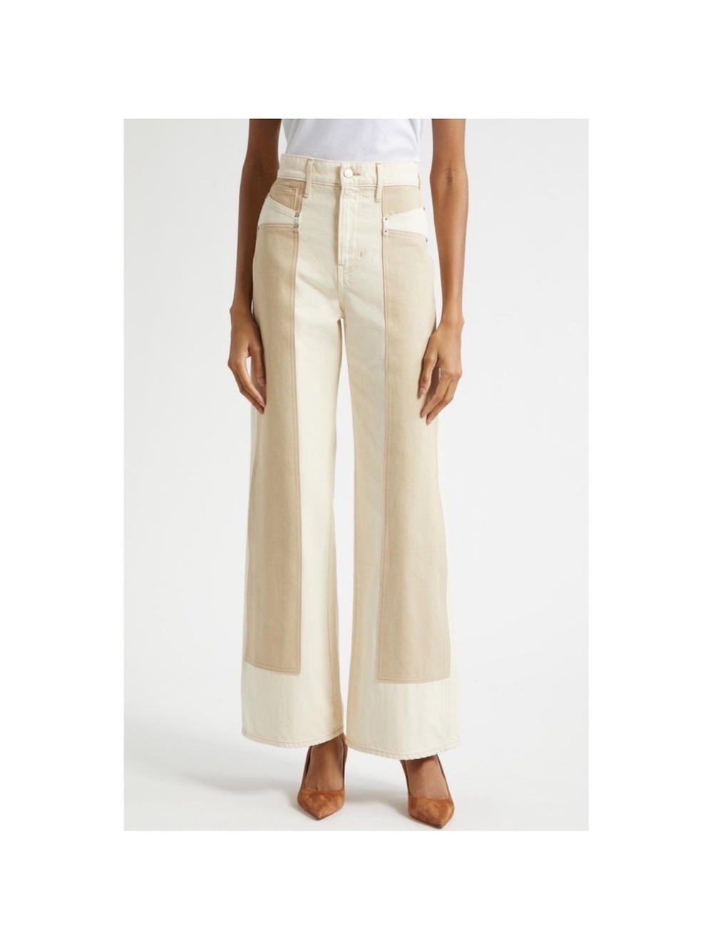 NWT Veronica Beard Taylor Wide Leg Jeans